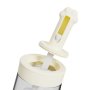 Retractable Spice Jar With Airtight Spoon Lid Seasoning Container AB-20 Grey