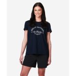 Women's Knotted T-Shirt - 597 Navy M