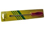 Viking Screwdriver Red Handle Flat 150MM