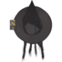 Dress Me Up Black Witch Hat With Hair