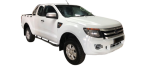 Ford Ranger Supercab XL Xls Xlt 2012-2015 Cotton Canvas Seat Covers
