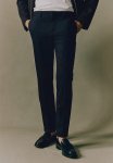 Slim Fit Suit Trousers - Navy Blue