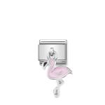 Silvershine Hanging Flamingo Link