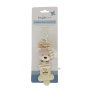 Classical Bear Pacifier Clip Beige