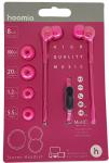 Stereo Earphone + MIC Hot Pink 1.2M
