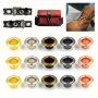 100sets 4-14mm Metal Eyelet Grommet With Washer Round Eye Rings For Leathercraft Repair Shoes Bag Clothing Belt Hat Accessories