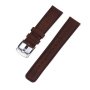 Classic Genuine Leather Strap - Dark Brown Steel Hardware - 20MM