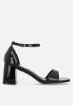 Madison Garbi Block Heel - Black Patent