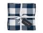 Linen House Revana Check Napkins Set Of 4 Navy