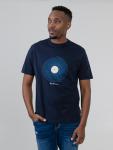 Sound Wave Record Tee - Navy - Navy XXL