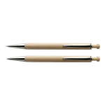Maple BP5741 - Wood Pen And Clutch Pencil Set Brown Std
