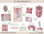 Cot Duvet Bedding Tatty Teddy French Twist Set