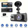GYIOEUPT 2.0-inch High-definition Front And Rear Dual-lens Car Recorder Configuration 32G High-speed Card Ring Car Recording Car Monitoring Optional Rear Lens