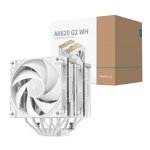 Deepcool AK620 G2 Dual 120MM Pwm Fans 6X Copper Heatpipes 57.76 Cfm Airflow White – New