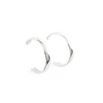 Medium Hoop Earrings In Silver