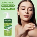 Natural Plant Aloe Vera Body Lotion Vitamin Nourishing Smooth Whitening Moisturizing Skin Cream 250G