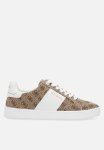 Guess JRONE2 Embossed Sneaker - Beige brown white