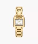 Fossil Harwell Three-hand Gold-tone Stainless Steel Woman's Watch ES5327