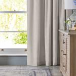 Clifton Self-lined Dim Out Taped Curtain Natural - Longer Length 270CM W X 250CM L