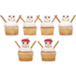 Occasional Snowman Cupcake Assorted Product - Single Item
