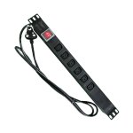 Acconet. Acconet 6-PORT 1U Rackmount Pdu With Power Switch
