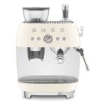 Smeg Espresso Machine With Grinder – Cream