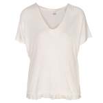 LaCie Lace Border Knit Top - White L xl