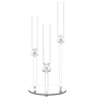 Set Of 3 Glass Candle Holder Lx