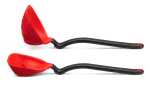 Red Fladle Folds Flat Scraping Ladle - DFFA8425