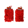 Pair Of Bunny Themed Chenille Hand Towels