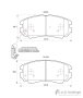 Stone Brake Pad Set – Front 131X60X17 SP84920