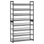 8 Tier Shoe Rack - Black