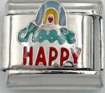 Choose Happy 9MM Charm