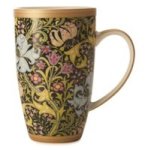 Maxwell & Williams William Morris Golden Lily Black Coupe Mug 420ML