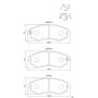 Kbc Brake Pads Front For Hyundai Ssang Yong - Spares Direct