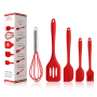 5 Piece Silicone Baking Utensil Set - Sd