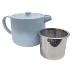 Cafe Life Teapot With Infuser 1L 2 Piece Cloud