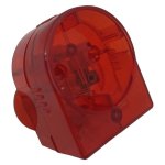 Ausma Single-plug Adaptor Round Plug Red