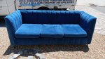 Royal Blue 3 Seater Couch