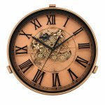 Ca Gold Coffee Table With Built-in Clock E98
