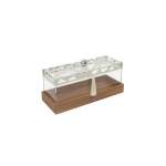 Calligraphy Design Medium Wooden Serving Tray Clear