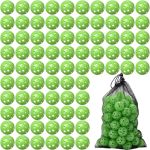Miniinflat 80 Pack Practice Golf Balls Limited Flight 42 Mm Golf Training Airflow Hollow Plastic Ball For Women Men Indoor Outdo