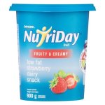 Danone Nutriday Full Cream Strawberry Yoghurt 900G