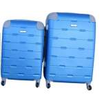 Smte 2 Piece Luggage Set Blue With Keychain