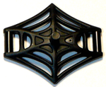 Parts Minifigure Weapon Web Effect Large Bar On Back Bar Handles On Sides 36083E - Black