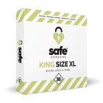 Safe - Condoms King Size XL Extra Long & Wide 36 Pcs