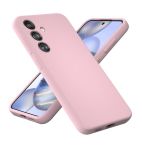 Liquid Silicone Back Case For Samsung Galaxy A35 - Pink