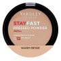 Yardley Stayfast Pressed Powder Refill - Warm Beige