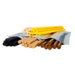 9PC Off White Thermelt Knot Filler Sticks 300MM WR10017