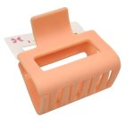 Peach Rectangle Hair Claw 6CM